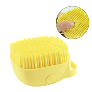 Yaeshii skin- friendly scalp massage baby hair brush silicone Professional vrbeatter shampoo brush