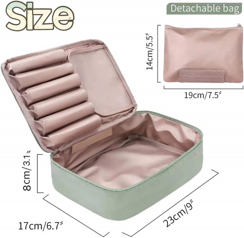 Cosmetic bag makeup pouch