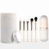 6 in 1 Travel Makeup Brush Set with Mirror