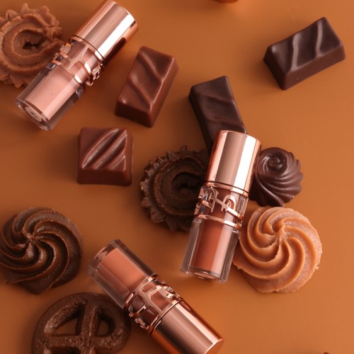 High quality custom logo nude lipgloss high pigment Water Glossy Moisturizing Hydrating Lip gloss with pouch