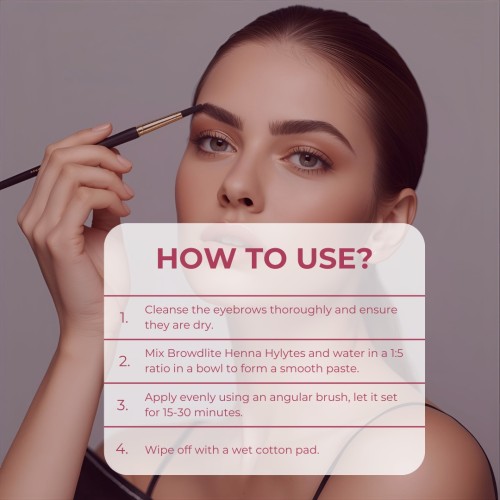 Professional semi-permanent makeup kit featuring multi-colored eyebrow tinting powder for long-lasting brow looks.