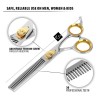 Professional 6.0inch 9CR 62HRC Hardness cutting / Barber Scissors silver shears with case barber hair scissors