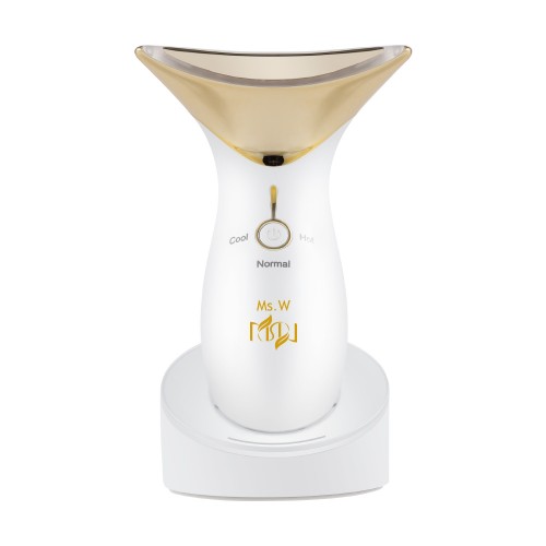 2025 Hot Sale Hot and Cool Vibration Neck Face Lifting Beauty Device Facial Massager