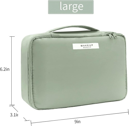 Cosmetic bag makeup pouch