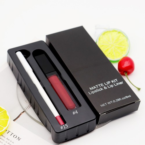 Popular Lip Liner With Lipstick Kit Long Lasting Lip Makeup Liner Set