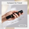 5-IN-1 Portable Mini Retractable Kabuki Makeup Brushes Custom Logo Black Travel Powder Eye Shadow Eyeliner Makeup Brushes Kit