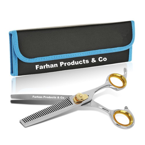 Professional 6.0inch 9CR 62HRC Hardness cutting / Barber Scissors silver shears with case barber hair scissors