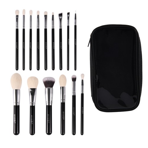 Custom Logo Private Label 15Pcs Makeup Brush Set Professional Face Eyeshadow Blending Cosmetic Brushes Wholesale