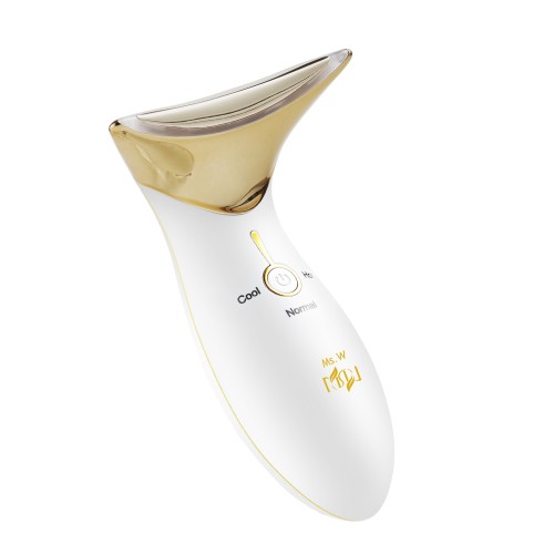 2025 Hot Sale Hot and Cool Vibration Neck Face Lifting Beauty Device Facial Massager