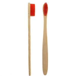 100% Natural Biodegradable Organic Custom Logo Toothbrush Colorful Reusable Bamboo Toothbrush