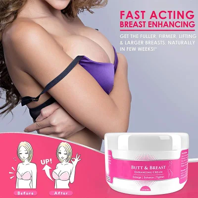 100% Natural Herbal Extracts Butt and Breast Enhancement Cream for Firming and Lifting Breast
