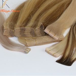 100% virgin human hair,Double Side Tape Remy Hair Extensions