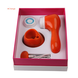 2020 Hot Sale Waterproof Face Skin Cleansing Brush Machine Rechargeable Sonic Electric Facial Brush