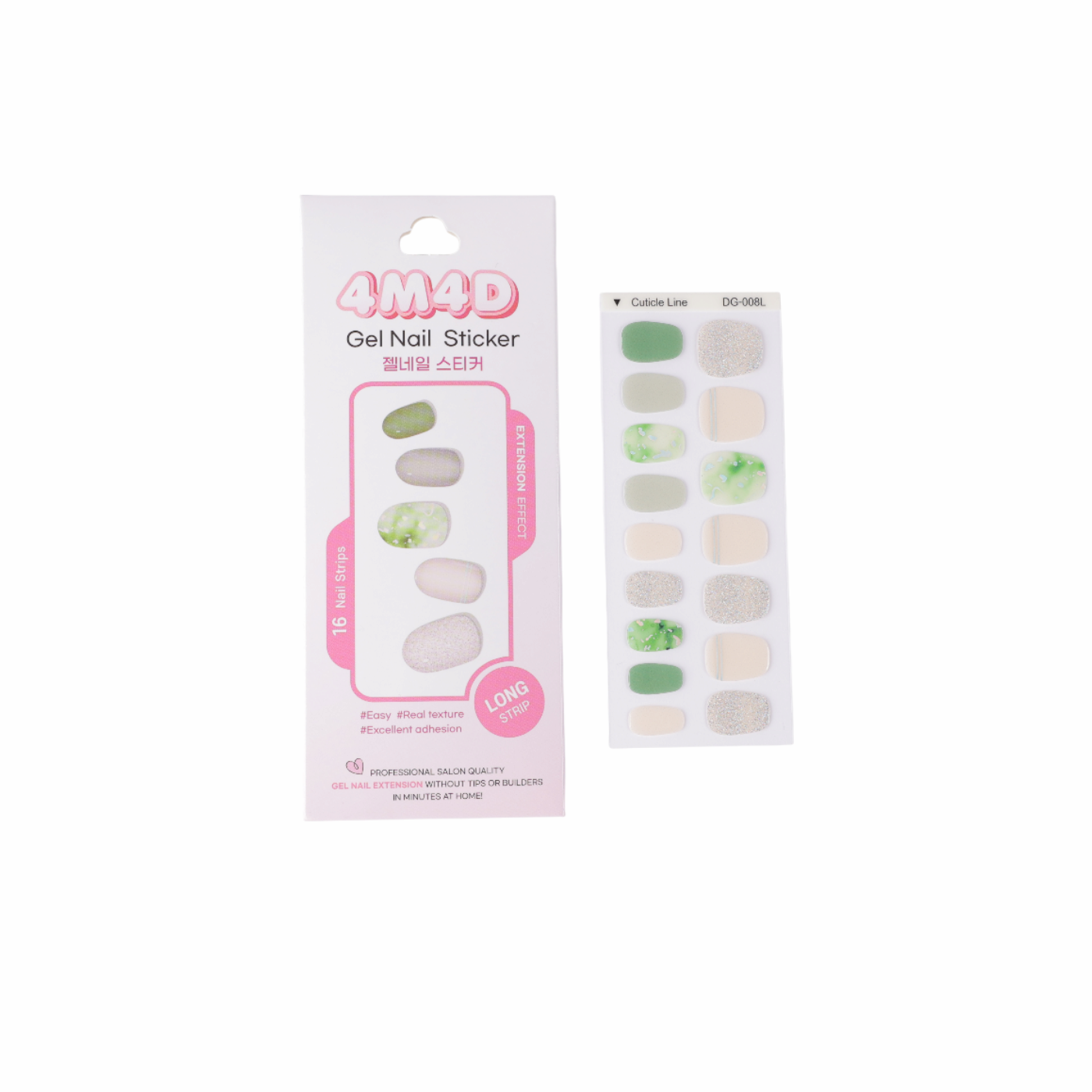 4M4D Extension Gel Nail Sticker
