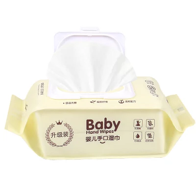 80PCS Premium Baby Wet Wipes Wet Tissue with Cover Non-Alcohol, Parabens Free, Fragrance Free