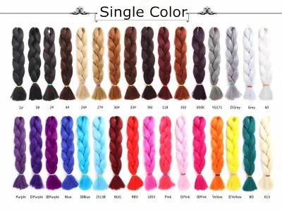 82 Inch Braiding Hair Synthetic Ombre Braiding Hair Attachments Hair Braids