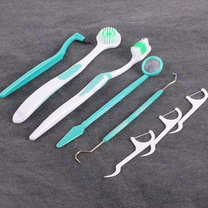 8pcs Dental Cleaning Kit Various Dental Care Products for Oral Hygiene