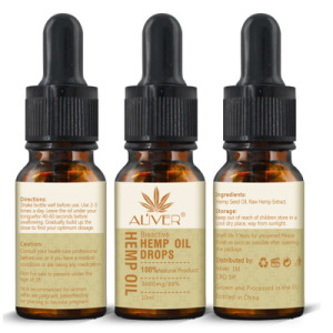 ALIVER hemp seed oil massage essential oil HEMP OIL relieves pressure pain and improves sleep 10ml