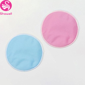 Amazon Supplier High Quality Reusable Washable rounds Bamboo Cotton fleece makeup Remover Pads with Hook