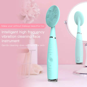 Amazon Top Sell Custom Household Electric Silicone Facial Pro Cleansing Brush