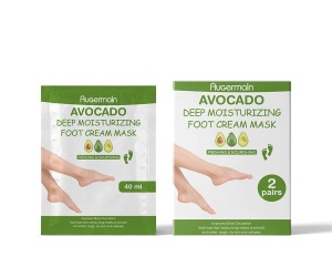 Avocado Foot Mask Sheet 40 ml/1.4 fl.oz Moisturizing Feet Skin Care Foot Mask Private Label