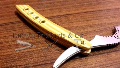 Barber Razor/ Wood Handle Barber Razor/ Straight Edge wood Barber