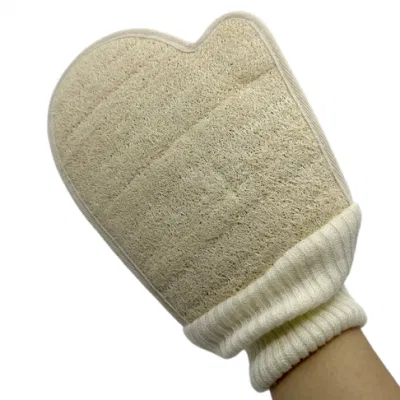 Bathroom Eco Friendly Natural Loofah Bath Glove for Body Shower