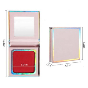 Best Face Makeup 4 Colors Blush Custom Single Blush Palette Private Label Matte Cardboard Blusher Powder