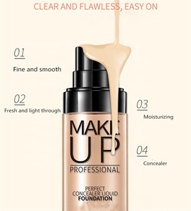 best sell natual cosmetics face  makeup liquid waterproof liquid foundation