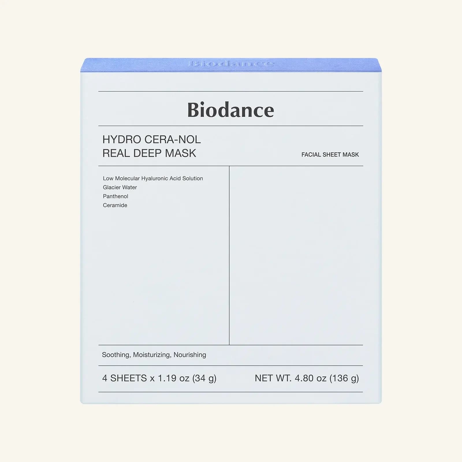 [BIODANCE] Hydro Cera-nol Real Deep Mask - Korean Beauty, Skincare, Cosmetics, Makeup