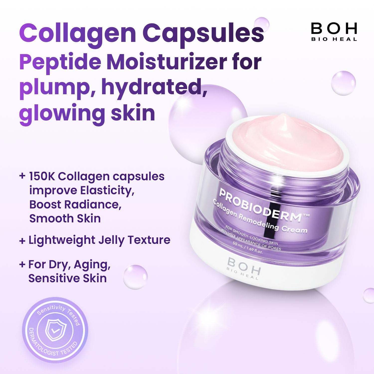 BIOHEAL BOH Probioderm™ Collagen Remodeling Cream 1.69 fl oz (50 ml)  Pore Tightening Cream 