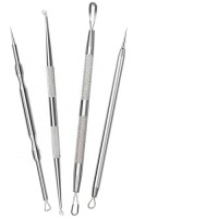 Blackhead Remover Cleaner,BLACKHEAD DOUBLE LOOP WHITEHEAD ZIT SPOT REMOVER EXTRACTOR TOOL