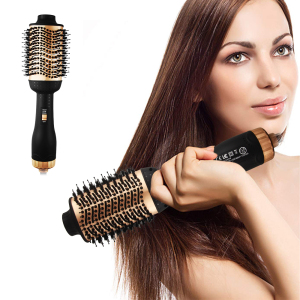 Blowout Hot air hair dryer brush One Step Volumizer Powerful Hair Massage Comb dual voltage 1000W