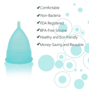 CE And FDA Medical Women Silicone Ladies Silicone Menstrual Foldable Sterilizer Collapsible Cup flexible to clean Menstrual Cup