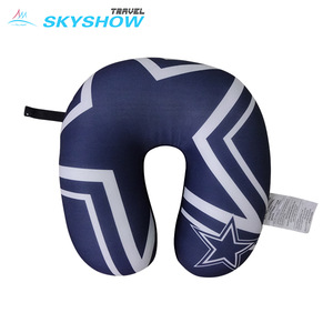 Cheap U Shape Lovely Comfortable Neck Pillow Filled With Polystyrene Beads Travel Pillow Airplane