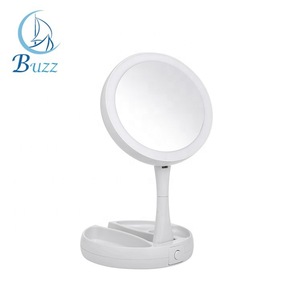 Double Sided Magnification LED Makeup Mirror with Light