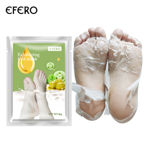 EFERO Aloe Original Solution Exfoliating Foot Mask Repair Nursing Feet Socks Feet Mask Remove Dead Skin Heels Peeling Foot Cream