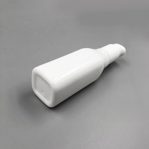 Empry 100ml serum dispenser cosmetic packaging white airless glass pump bottle