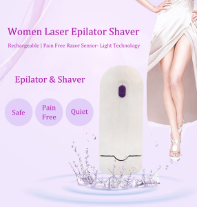 Epsilon home use electric best women body instant hair remover equipment mini easy white facial shaver machine hair removal