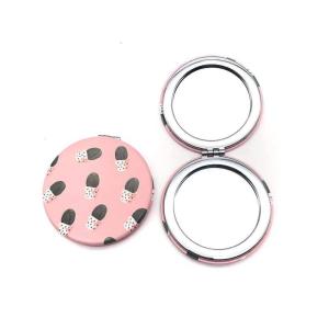 Fashion Design  Pu Leather Pocket compact Mirror