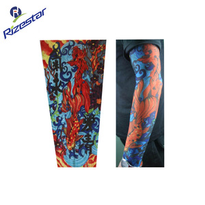 Fashion Elastic Tattoo Sleeve Body Art Photo