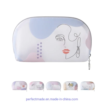 Fashion Waterproof Toiletry Pouch Transparent TPU Ladies Makeup Cosmetic Bag