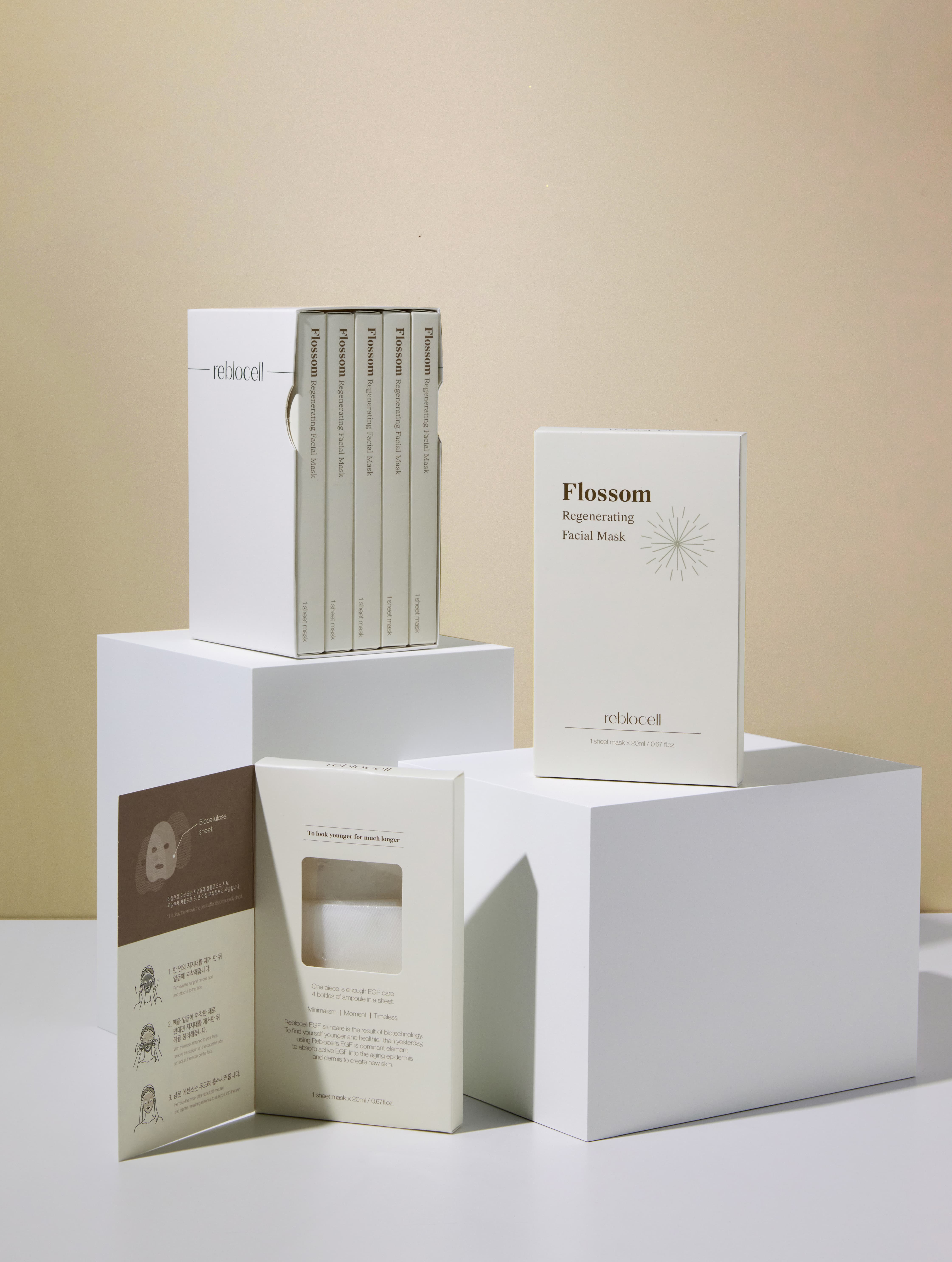 Flossom Regenerating Facial Mask EGF 1ppm