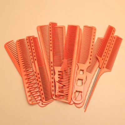 for Salon Hairdressing Custom Logo Massage Gears Assorted Pack Plastic Hair Comb