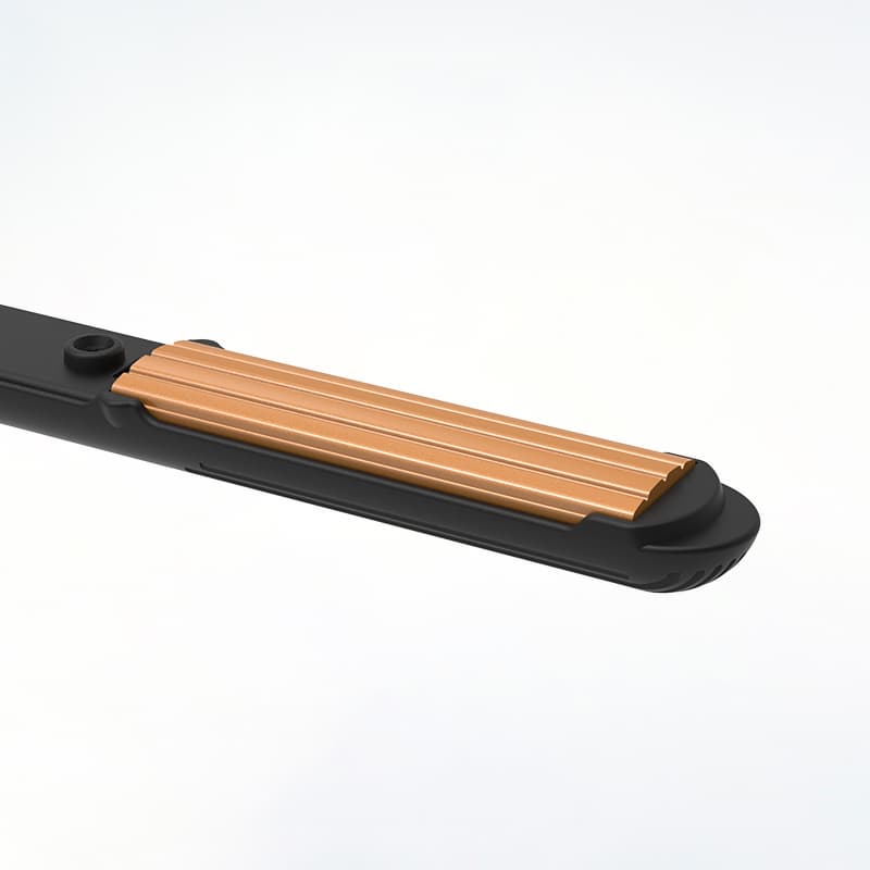 G7-PP Curved &amp; Grooved Hair Iron