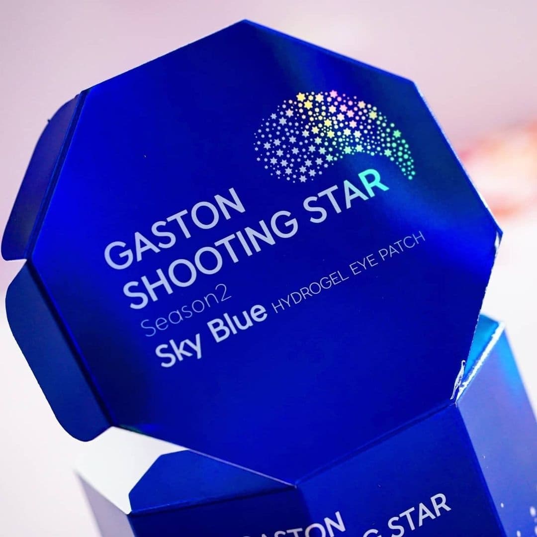 Gaston Shooting Star season2 Sky Blue hydrogel eye patch