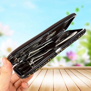 High quality promotion stainless steel nail tool with gift box 12pcs nail care tools set for women men