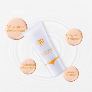 Hot selling SPF30 sun skin protection whitening and moisturizing sunscreen for beauty skin care