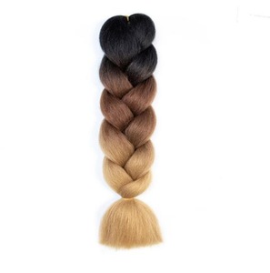 Jumbo Braid Hair Synthetic Hair For Braid 24 Inch Ombre Braiding Hair Blonde Blue Black