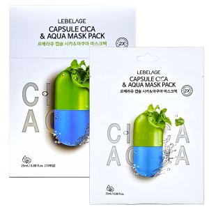LEBELAGE CAPSULE CICA&amp;AQUA 2X MASK PACK
